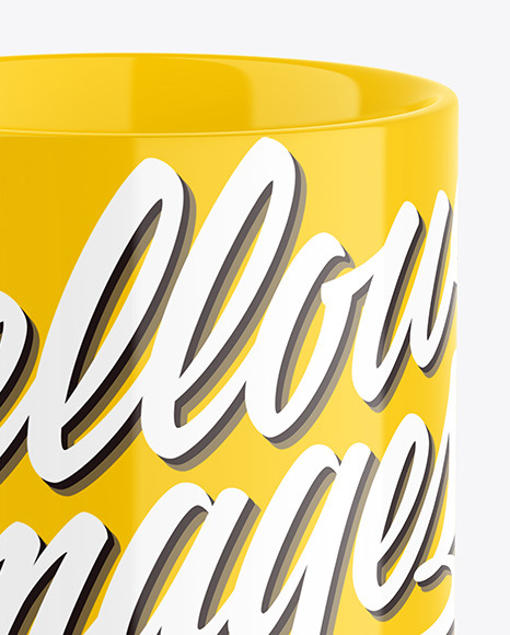 Glossy Mug Mockup