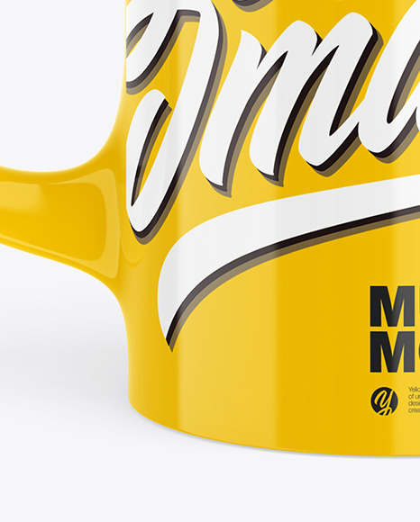 Glossy Mug Mockup