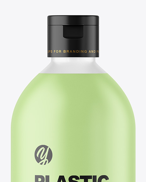 Frosted Liquid Soap Bottle Mockup