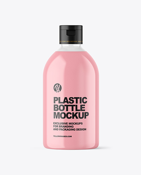 Clear Liquid Soap Bottle Mockup