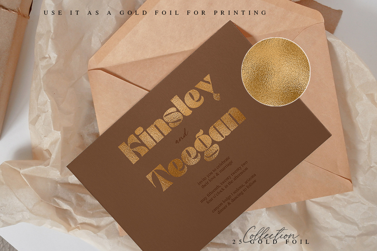 Gold Foil Glitter Paper Vol.2 Gold Foil Glitter Paper Vol.2