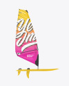 Sailboard Mockup - Side View Sailboard Mockup - Side View