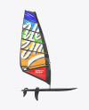 Sailboard Mockup - Side View Sailboard Mockup - Side View