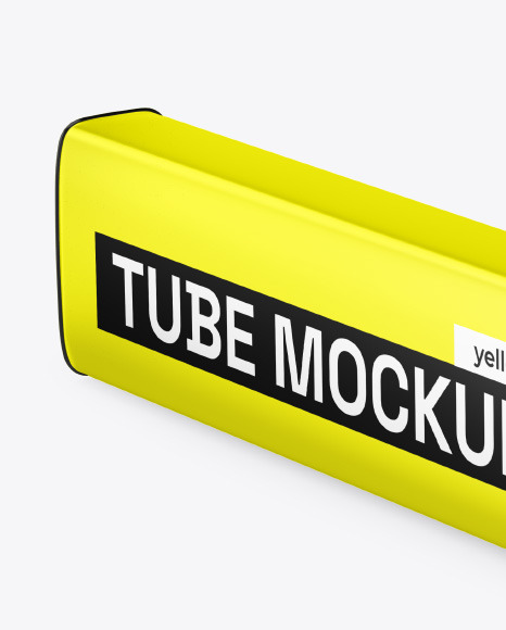 Metallic Tube Mockup Metallic Tube Mockup