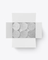 Paper Box with Tin Cans Mockup