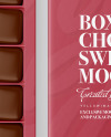 Box of Chocolate Sweets Mockup