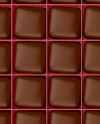 Box of Chocolate Sweets Mockup