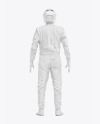 F1 Racing Kit Mockup – Back View