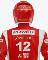 F1 Racing Kit Mockup – Back View