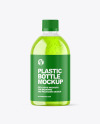 Color Liquid Plastic Bottle Mockup