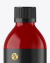 Glossy Plastic Bottle Mockup