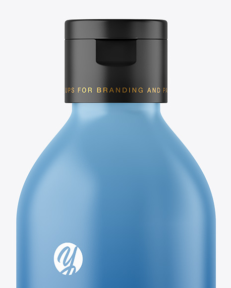 Matte Plastic Bottle Mockup