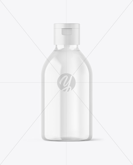 Clear Plastic Bottle Mockup