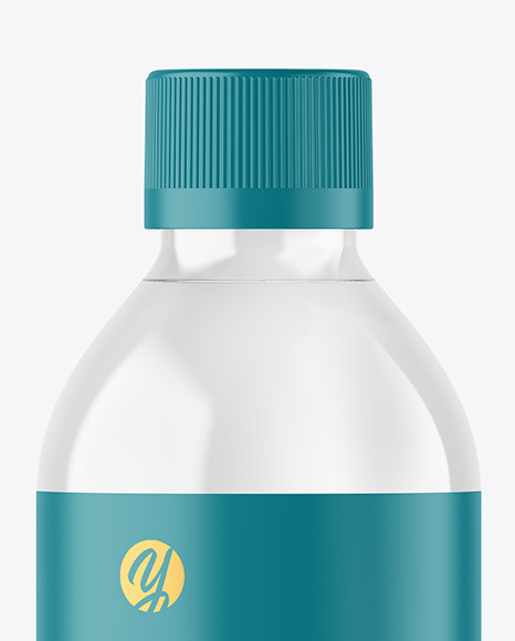 Clear Plastic Bottle Mockup