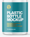 Clear Plastic Bottle Mockup