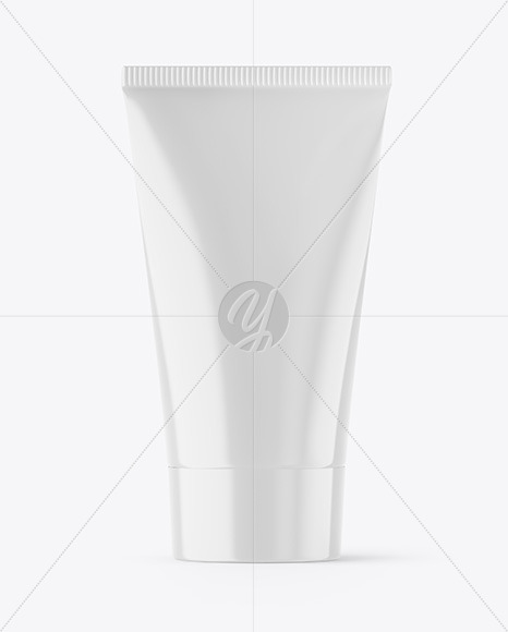 Glossy Cosmetic Tube Mockup