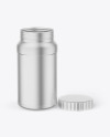 Opened Metallic Jar Mockup