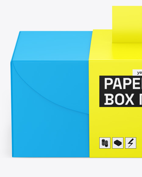 Paper Box Mockup