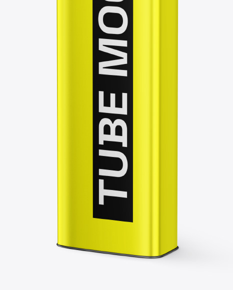 Metallic Tube Mockup