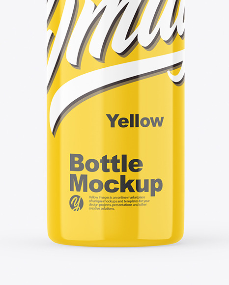 Glossy Dropper Bottle Mockup