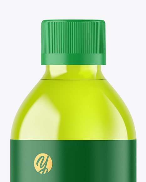 Color Plastic Bottle Mockup