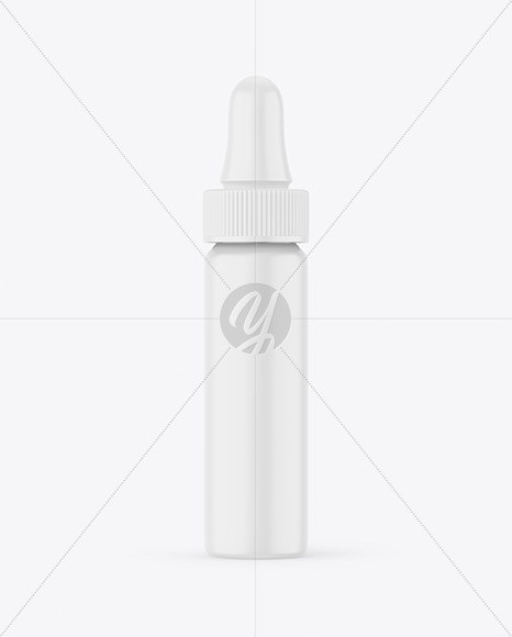 Matte Dropper Bottle Mockup