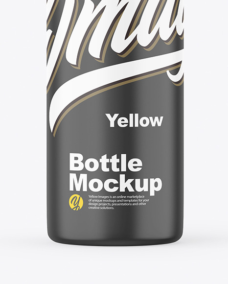 Matte Dropper Bottle Mockup