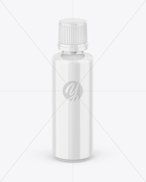 Glossy Bottle Mockup