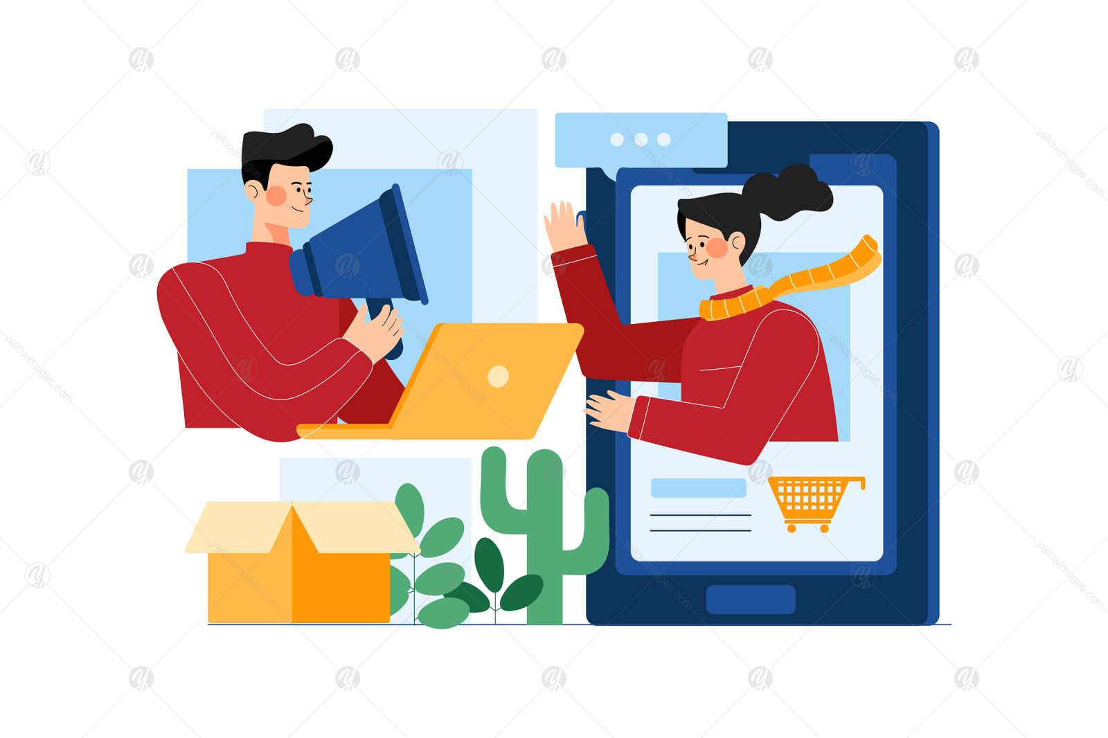M390_Digital Marketing Illustration Pack M390_Digital Marketing Illustration Pack