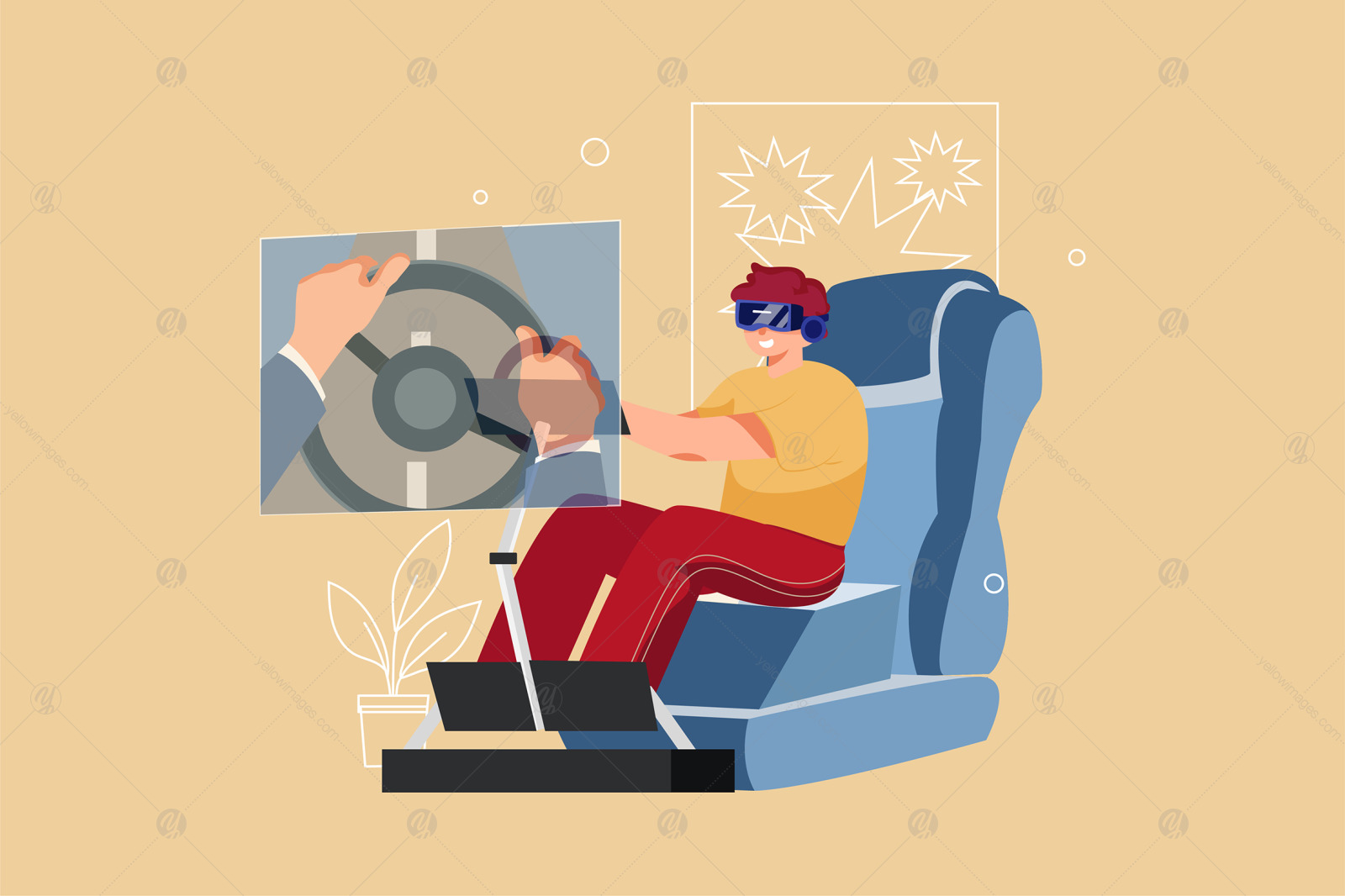 M391_Virtual Reality Illustration Pack M391_Virtual Reality Illustration Pack