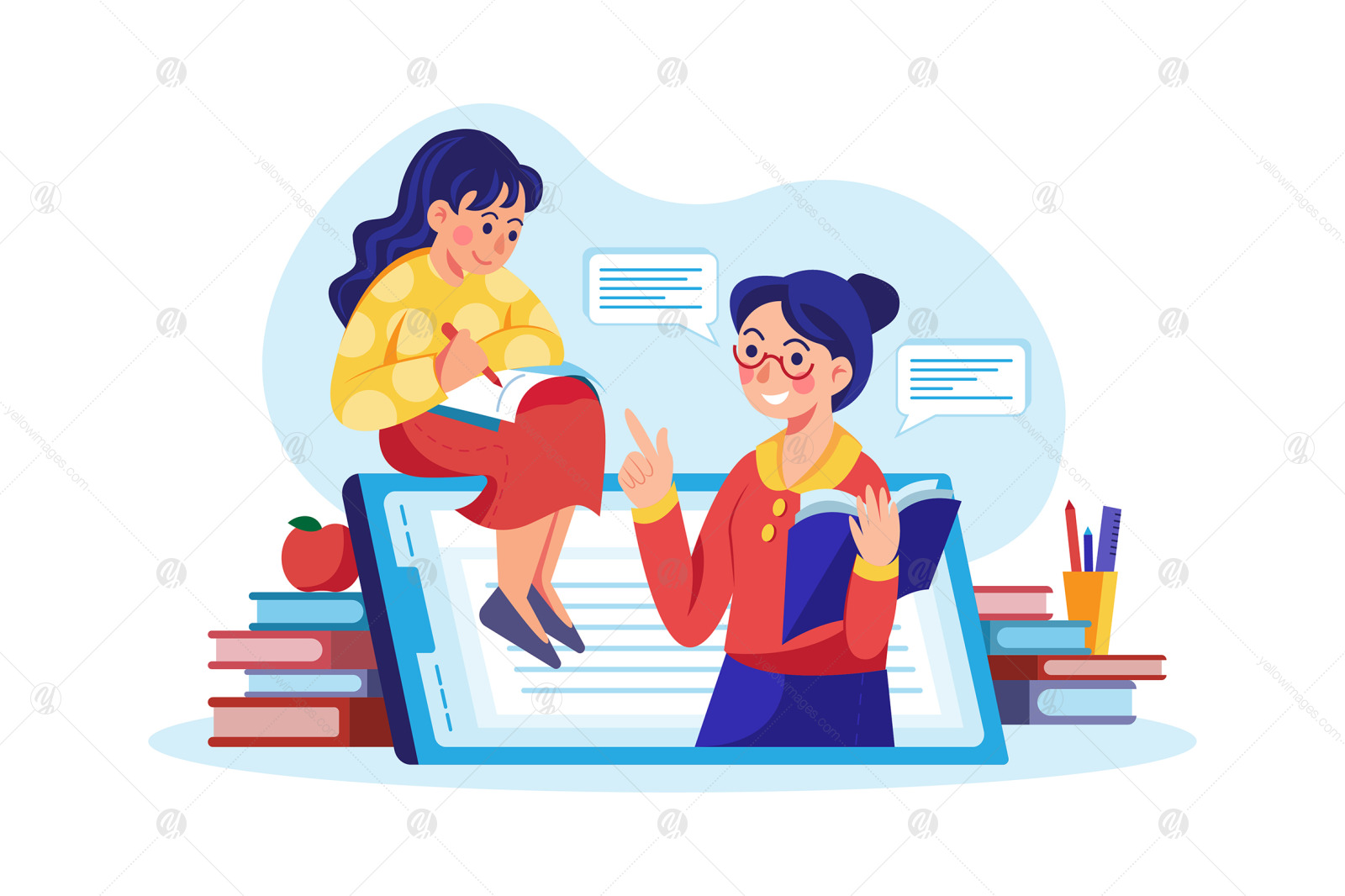 M392_Online Education Illustration Pack M392_Online Education Illustration Pack