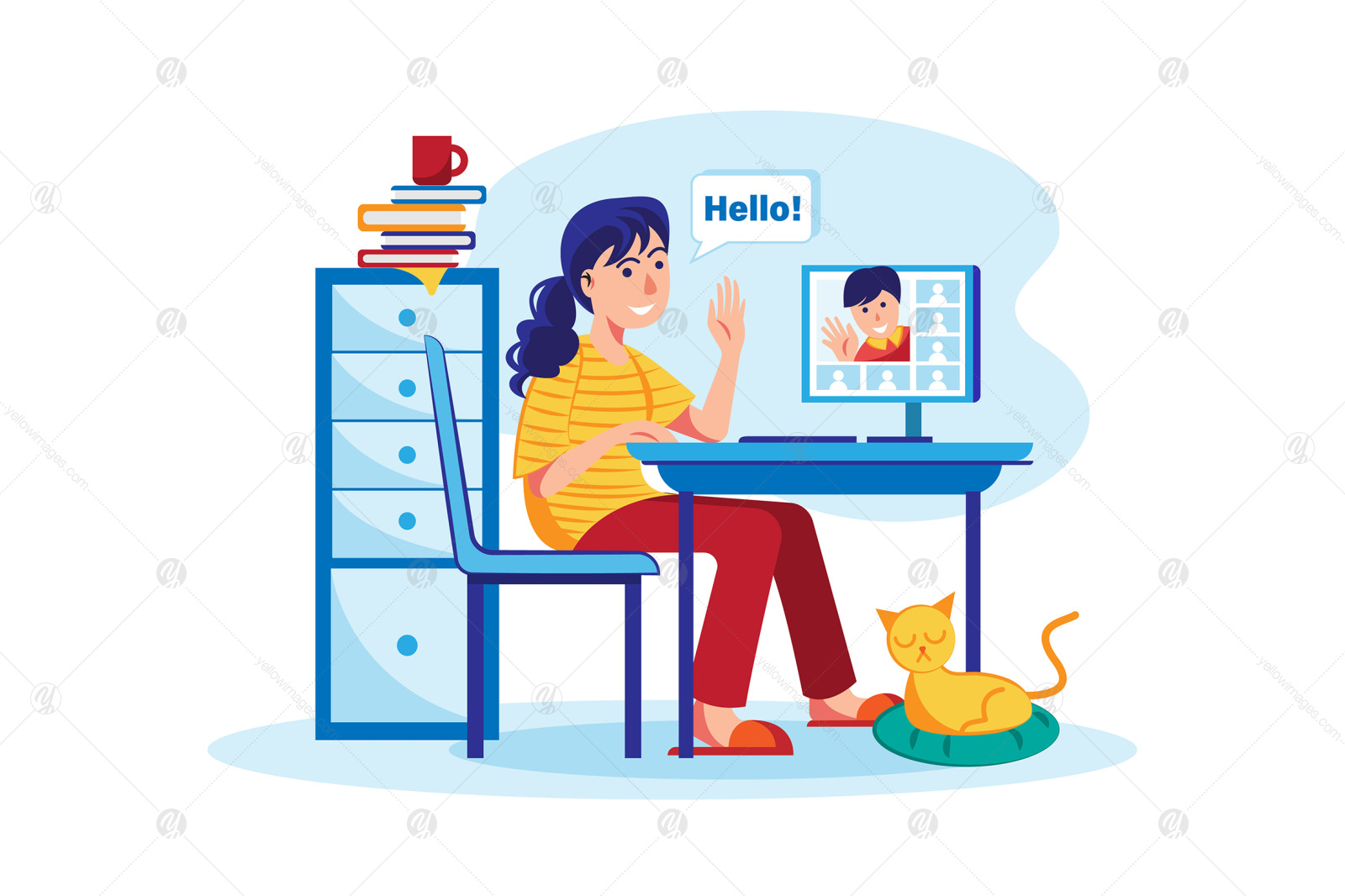 M392_Online Education Illustration Pack M392_Online Education Illustration Pack