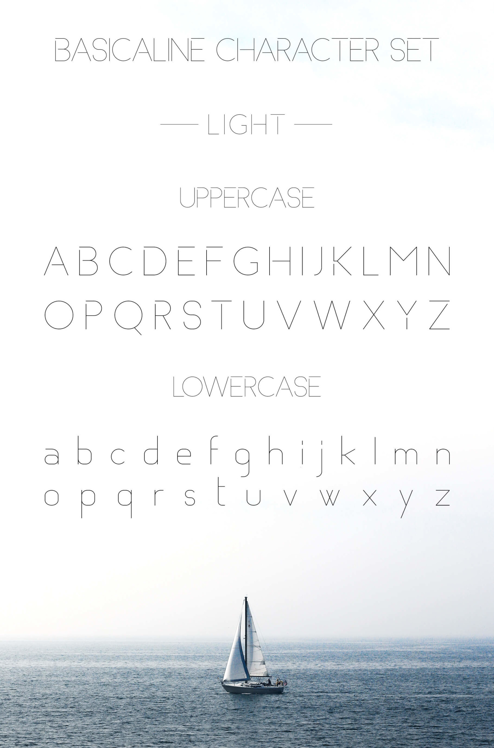 Basicaline Font Family - Sans Serif Basicaline Font Family - Sans Serif