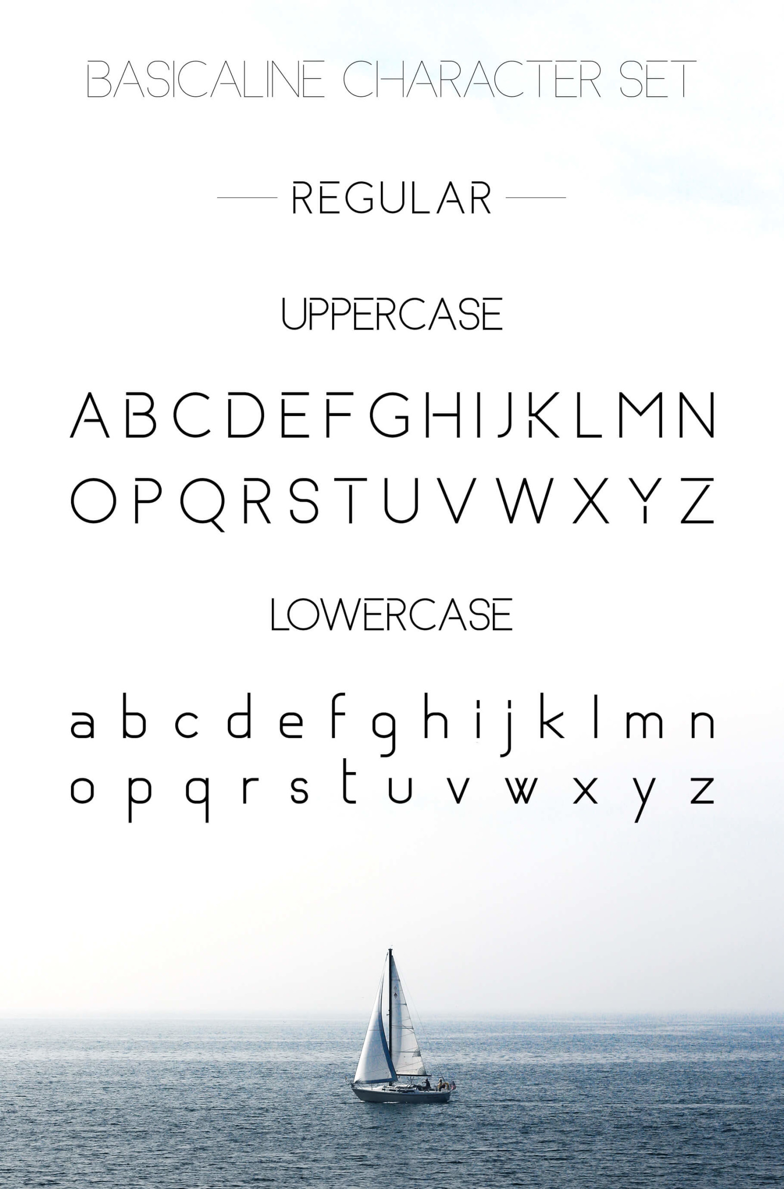 Basicaline Font Family - Sans Serif Basicaline Font Family - Sans Serif