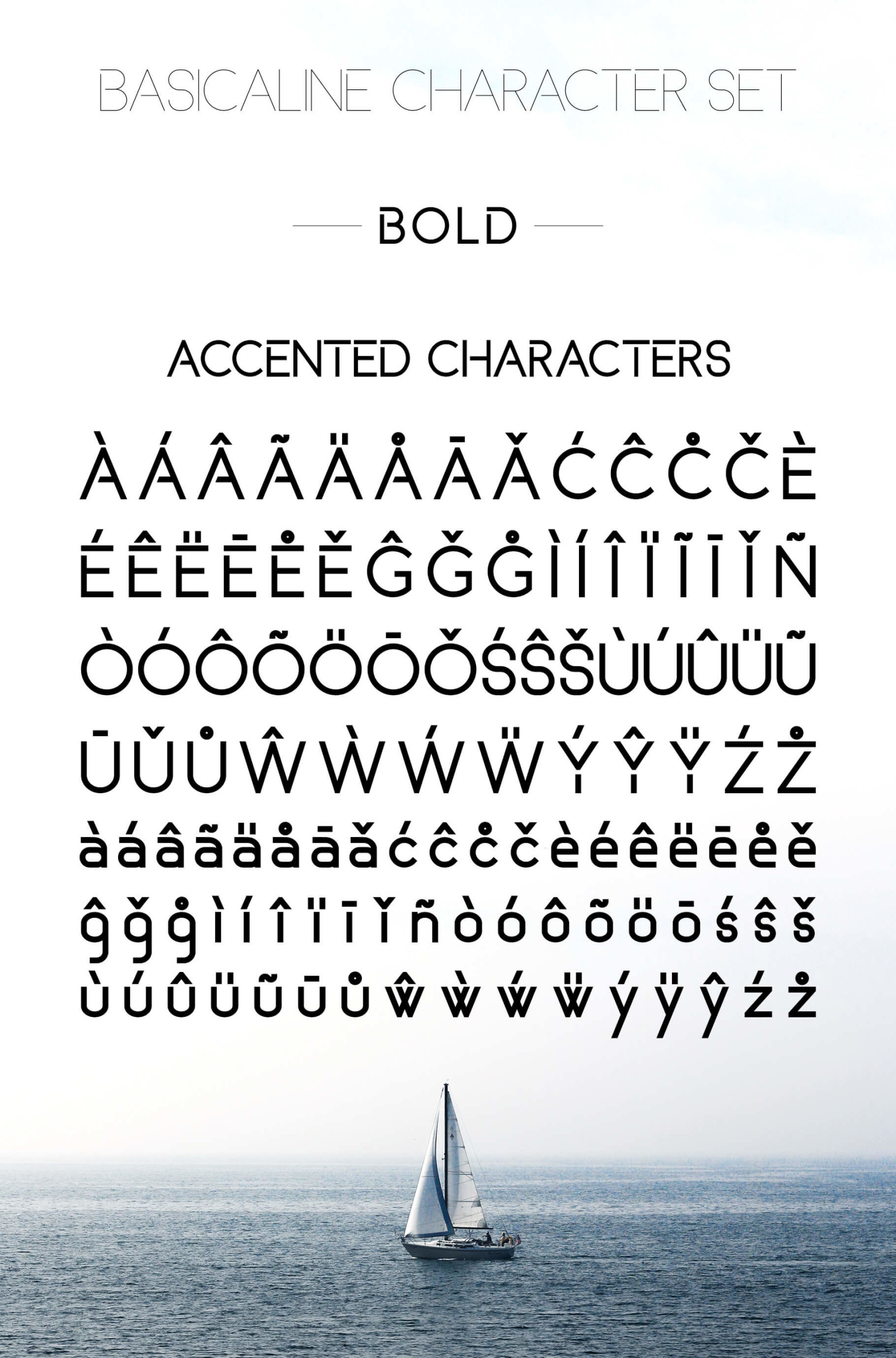 Basicaline Font Family - Sans Serif Basicaline Font Family - Sans Serif