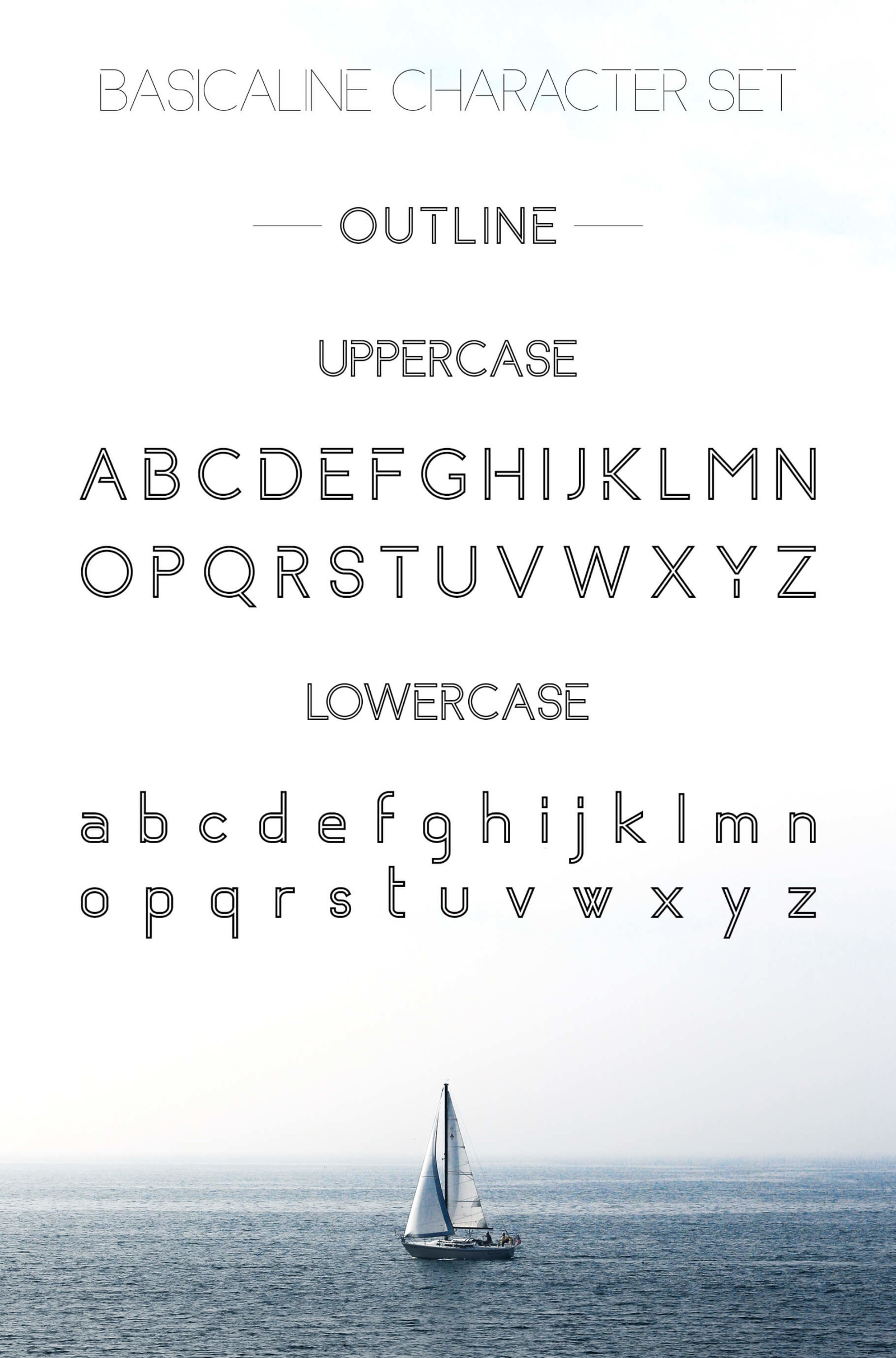 Basicaline Font Family - Sans Serif