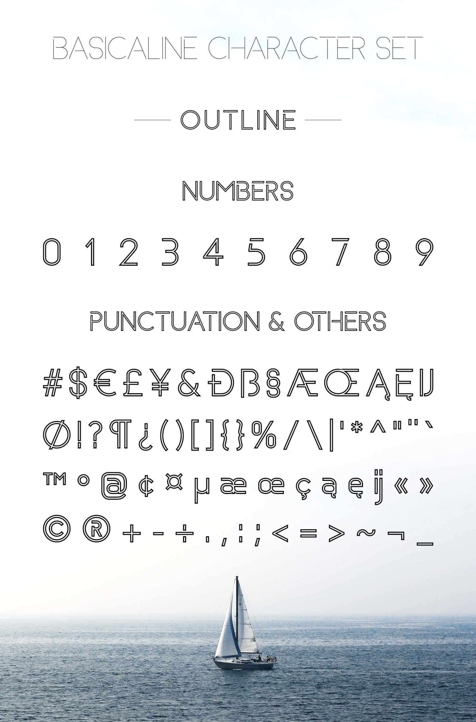Basicaline Font Family - Sans Serif Basicaline Font Family - Sans Serif