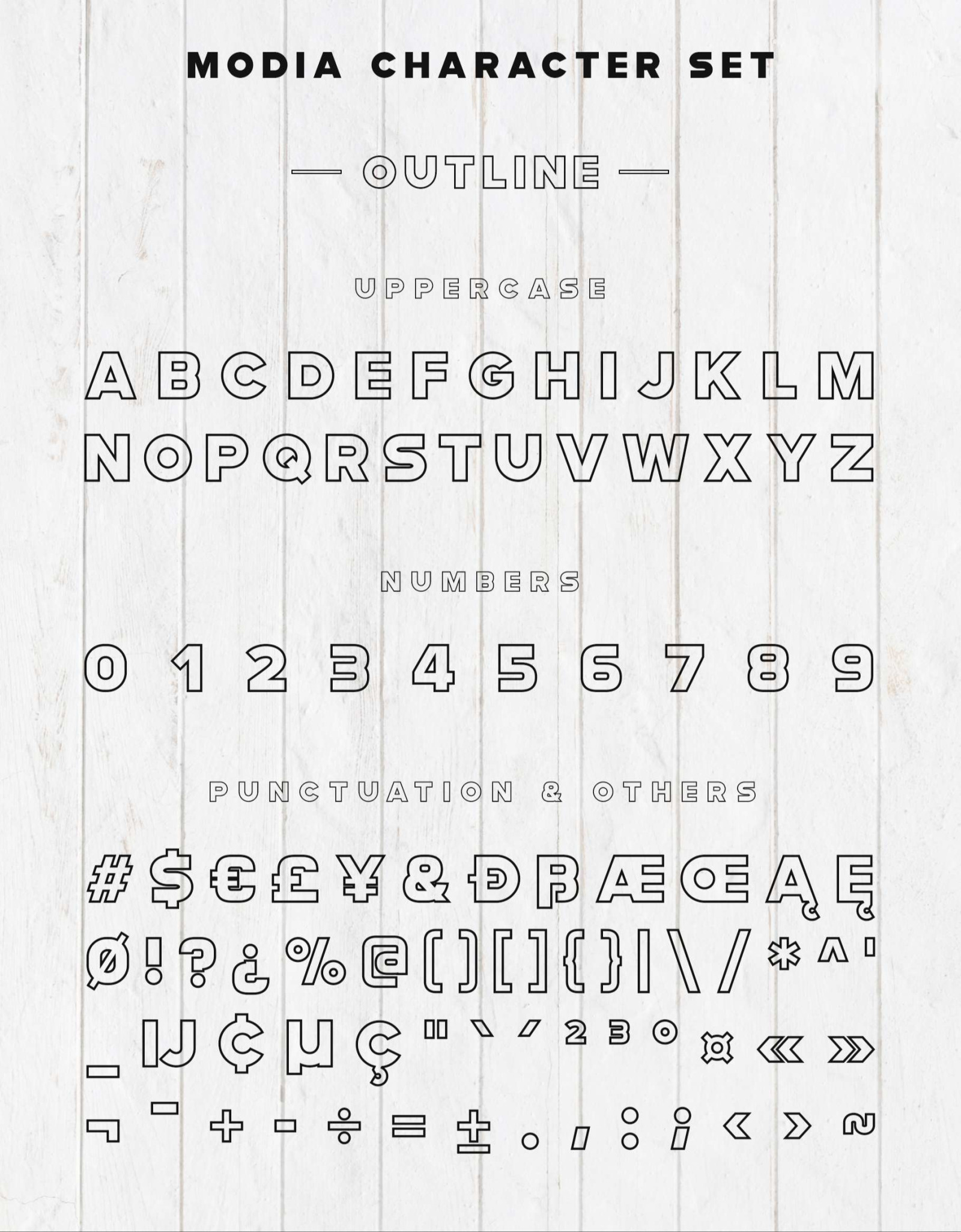 Modia Font Family - Sans Serif