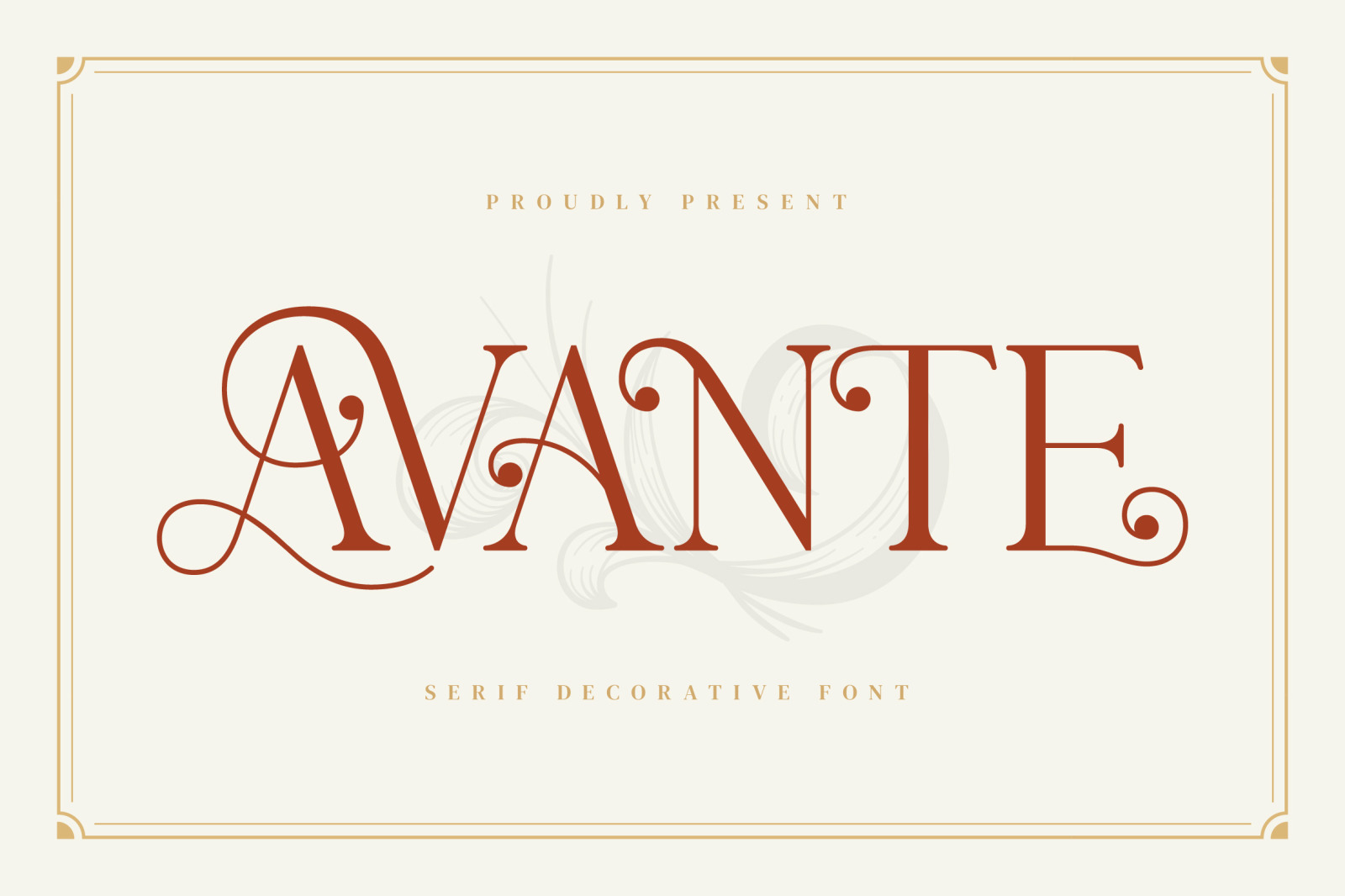 AVANTE FONT AVANTE FONT