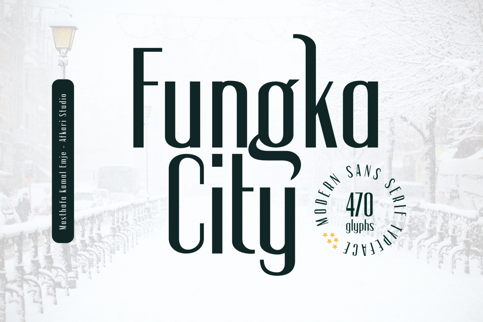 Fungka City - Modern Stylish Sans Serif Font