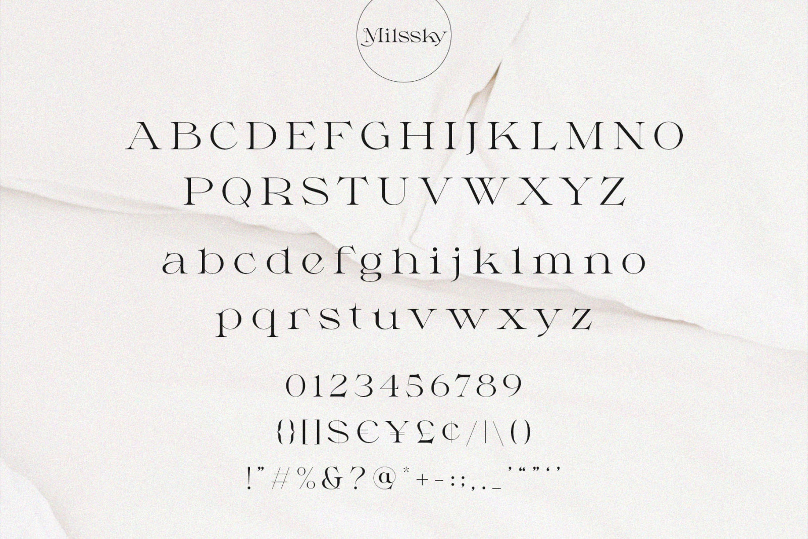 Milssky || Modern &amp; Classy Ligature Serif