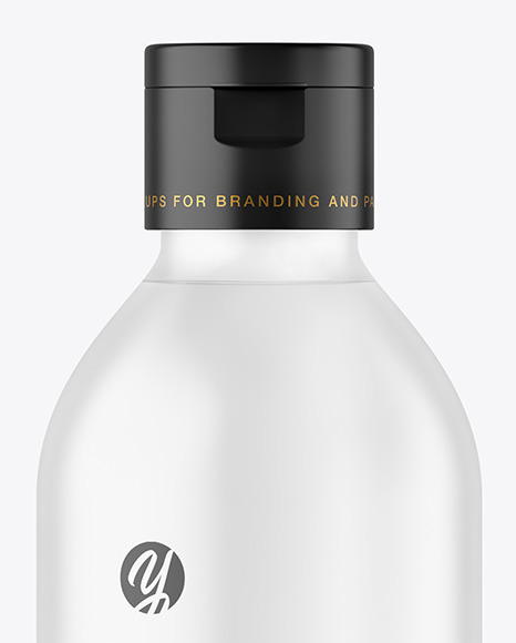 Frosted Plastic Bottle Mockup