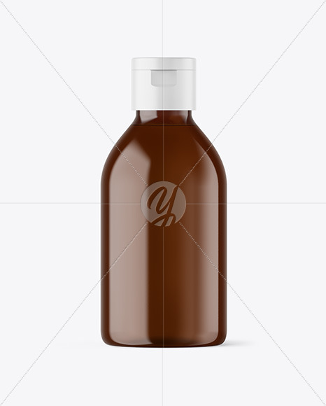 Amber Plastic Bottle Mockup Amber Plastic Bottle Mockup