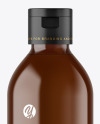 Amber Plastic Bottle Mockup Amber Plastic Bottle Mockup