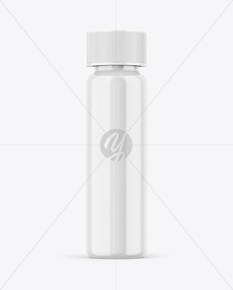 Glossy Bottle Mockup