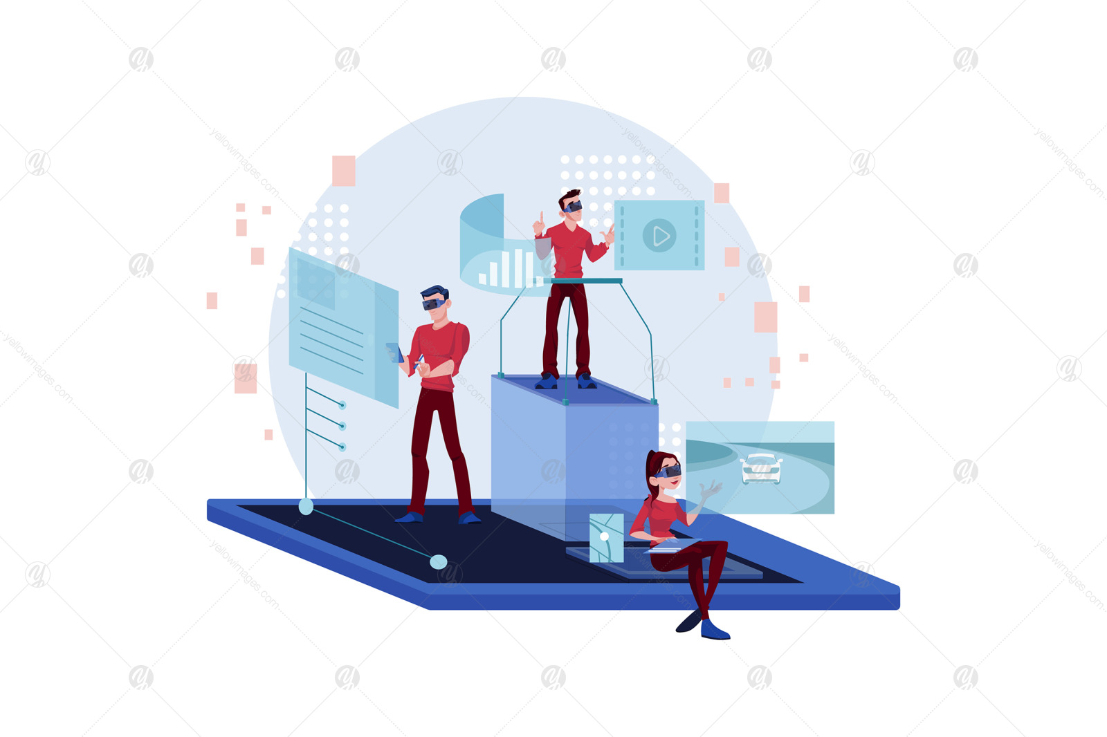 M386_NFT & Blockchain Illustrations M386_NFT & Blockchain Illustrations