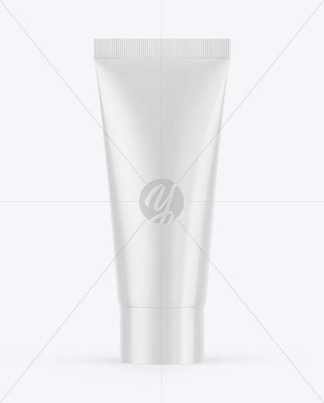 Glossy Cosmetic Tube Mockup