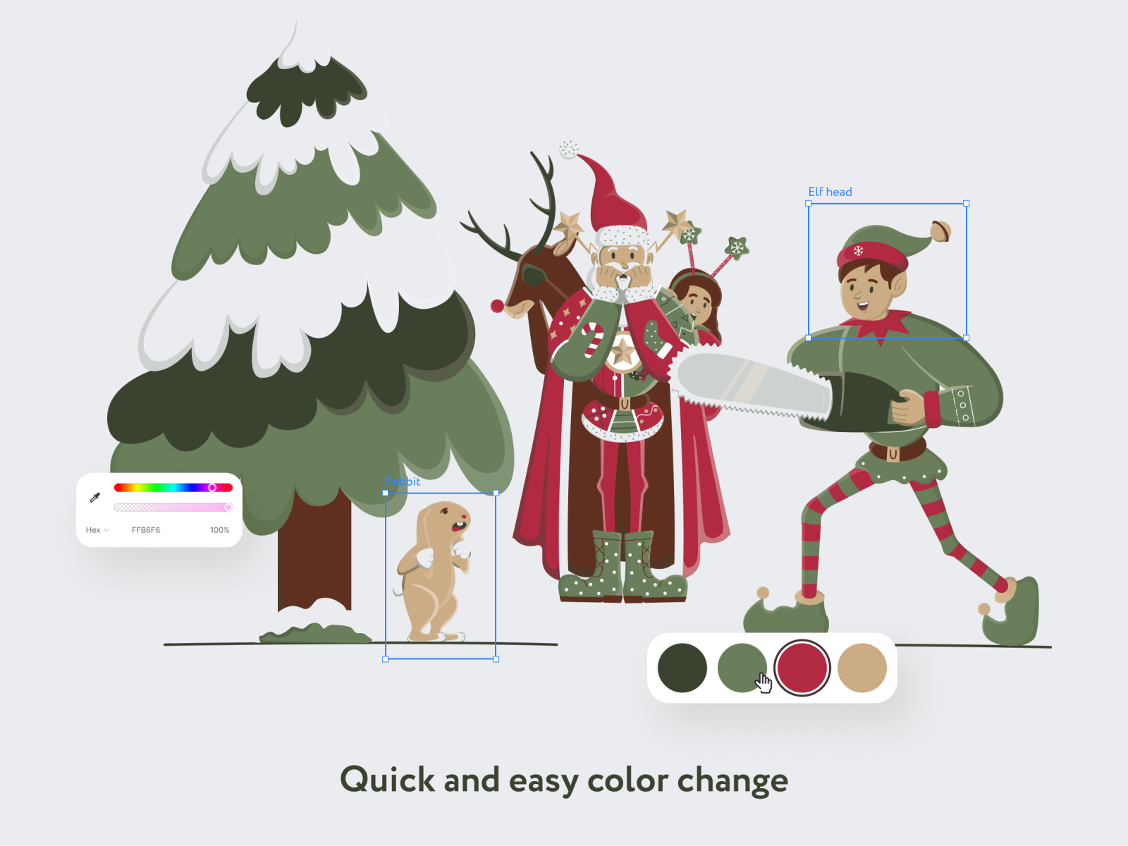 Supery Santa Illustrations Supery Santa Illustrations