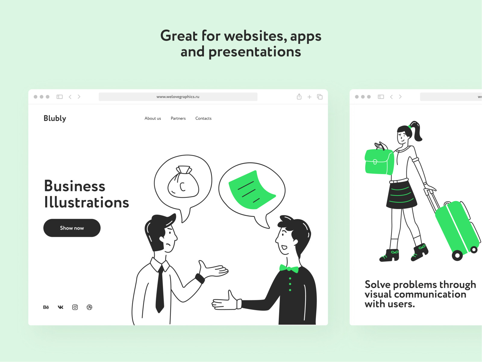 Blubly Business Illustrations Blubly Business Illustrations