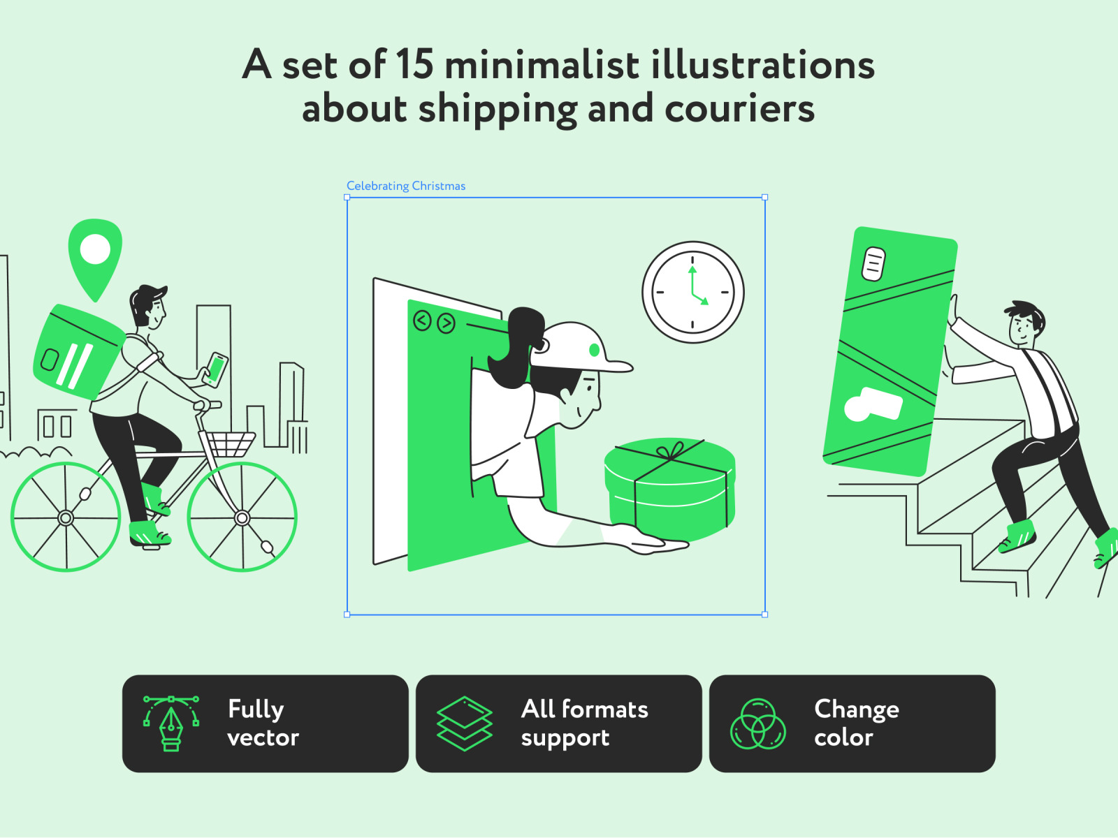 Blubly Delivery Illustrations Blubly Delivery Illustrations